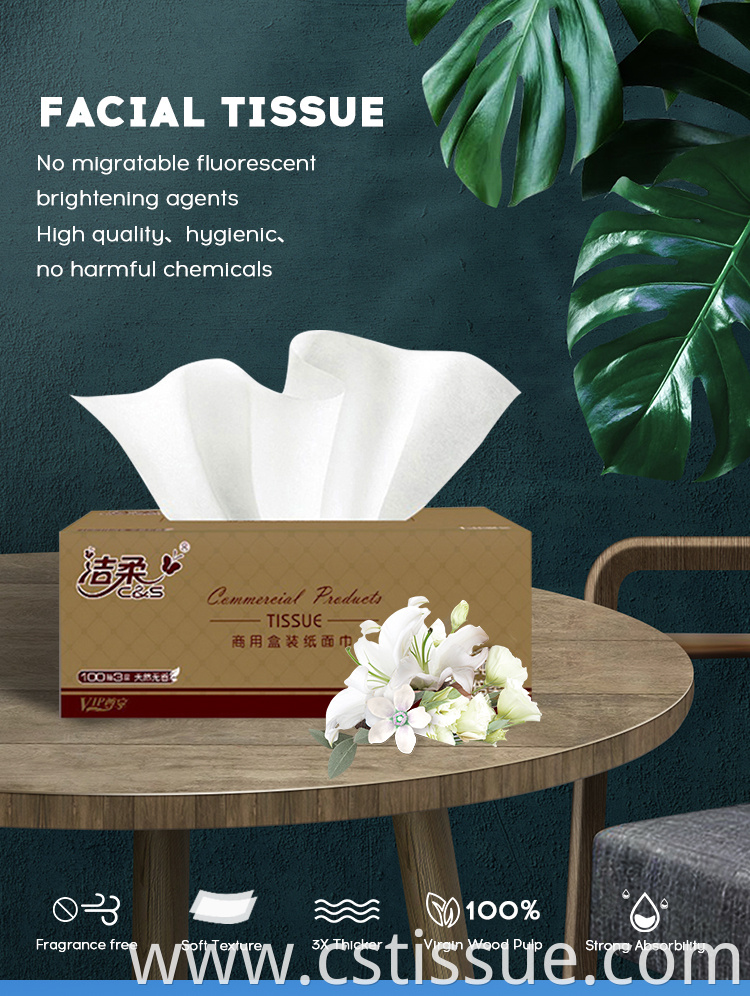 3 Ply Facial Tissue